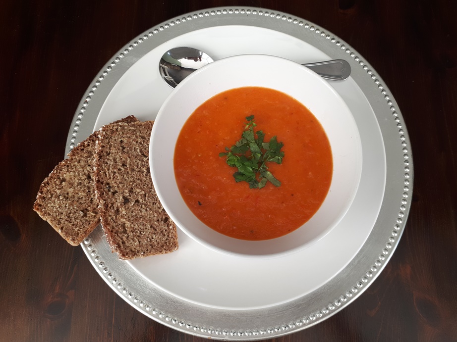 ROasted Pepper and Tomato Soup
