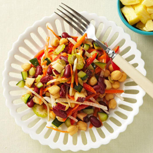 Chunky Vegetable Salad with Lemon-Cumin Vinaigrette|Recipe of the Week