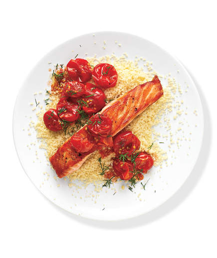 Salmon with Sautéed Tomatoes |Recipe of the Week